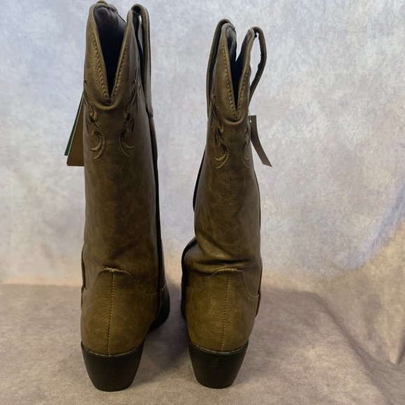 ROPER Womens Brooklyn Scrolls & Vines Mid-Calf Cowgirl Boots - Picture 7 of 9